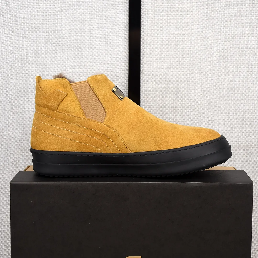 PP520🛜🛜🛜【ugg】The upper is made of waterproof nubuck, real wool lining, and non-slip rubber sole. Warm and comfortable, a must-have in winter! Men's size 38-44 (custom-made size 45 is non-refundable).